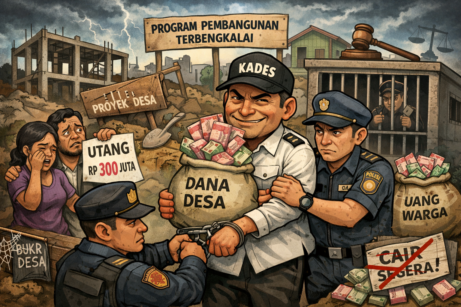 Dana Desa Tak Kunjung Cair, Kades Diduga Tipu Warga Rp300 Juta